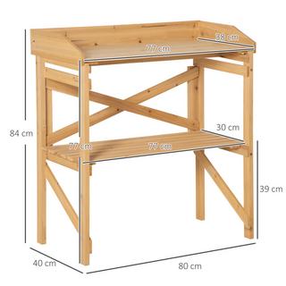 Outsunny Table de plantation  