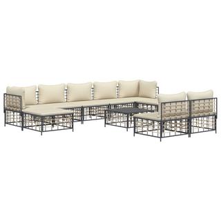 VidaXL Garten lounge set poly-rattan  