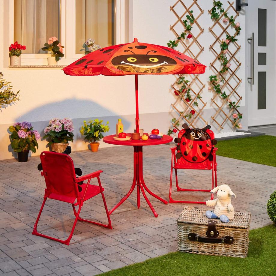 Northix Set da campeggio per bambini con ombrellone  