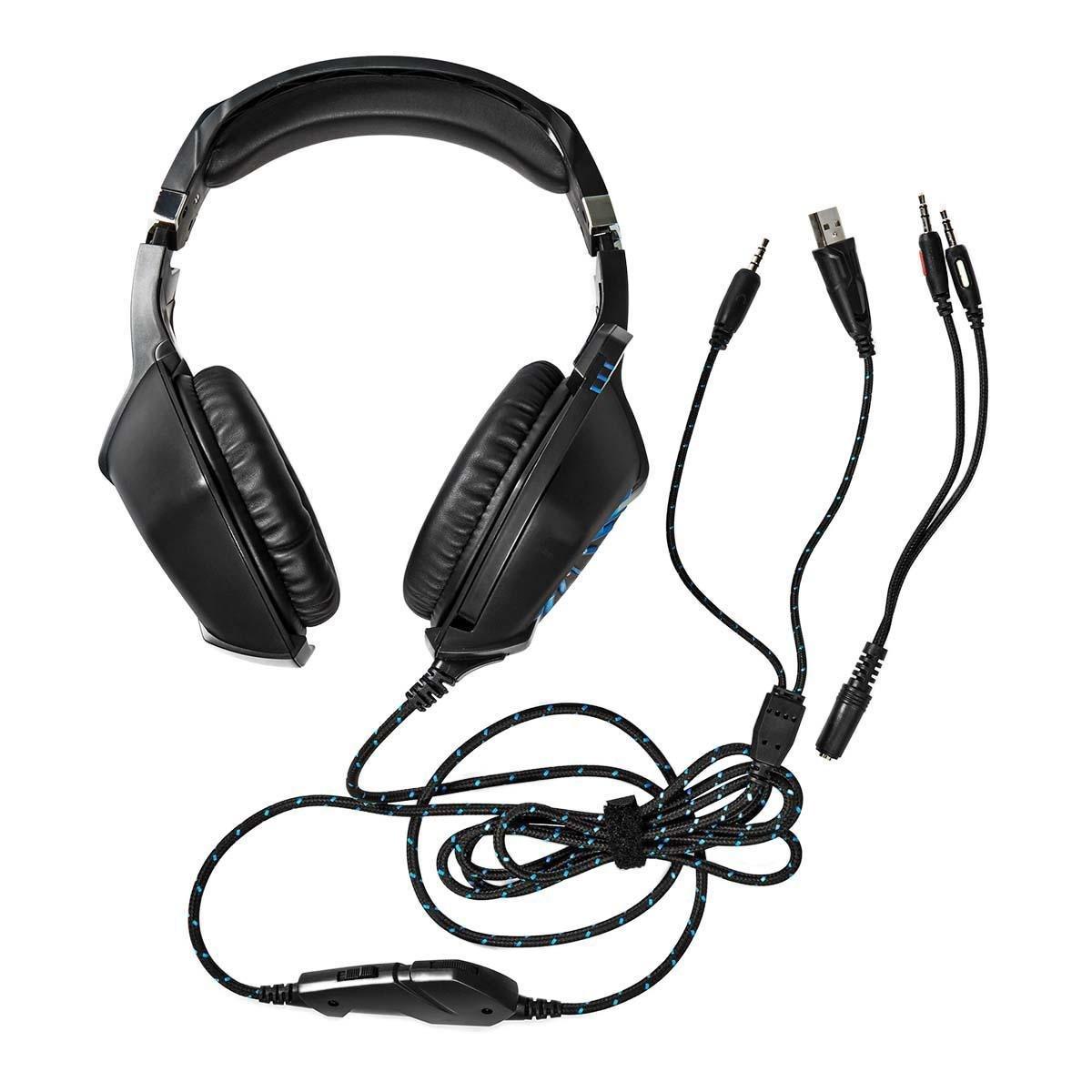 Nedis  Gaming-Headset, Over-Ear-LED-Beleuchtung 