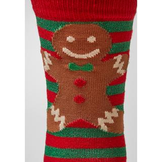 URBAN CLASSICS  socken christmas gingerbread lurex (3pcs) 