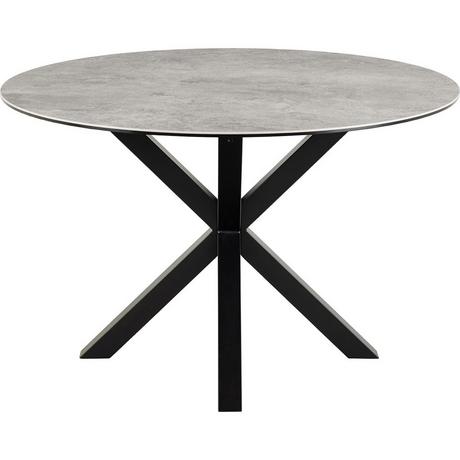 mutoni Table à manger Triple-X céramique grise 119  