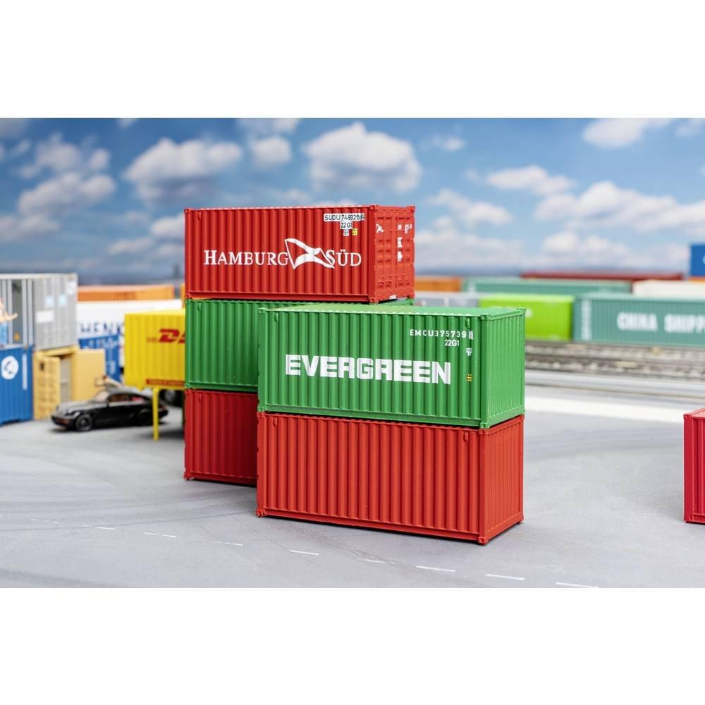 FALLER  H0 20' Container, 5er-Set 