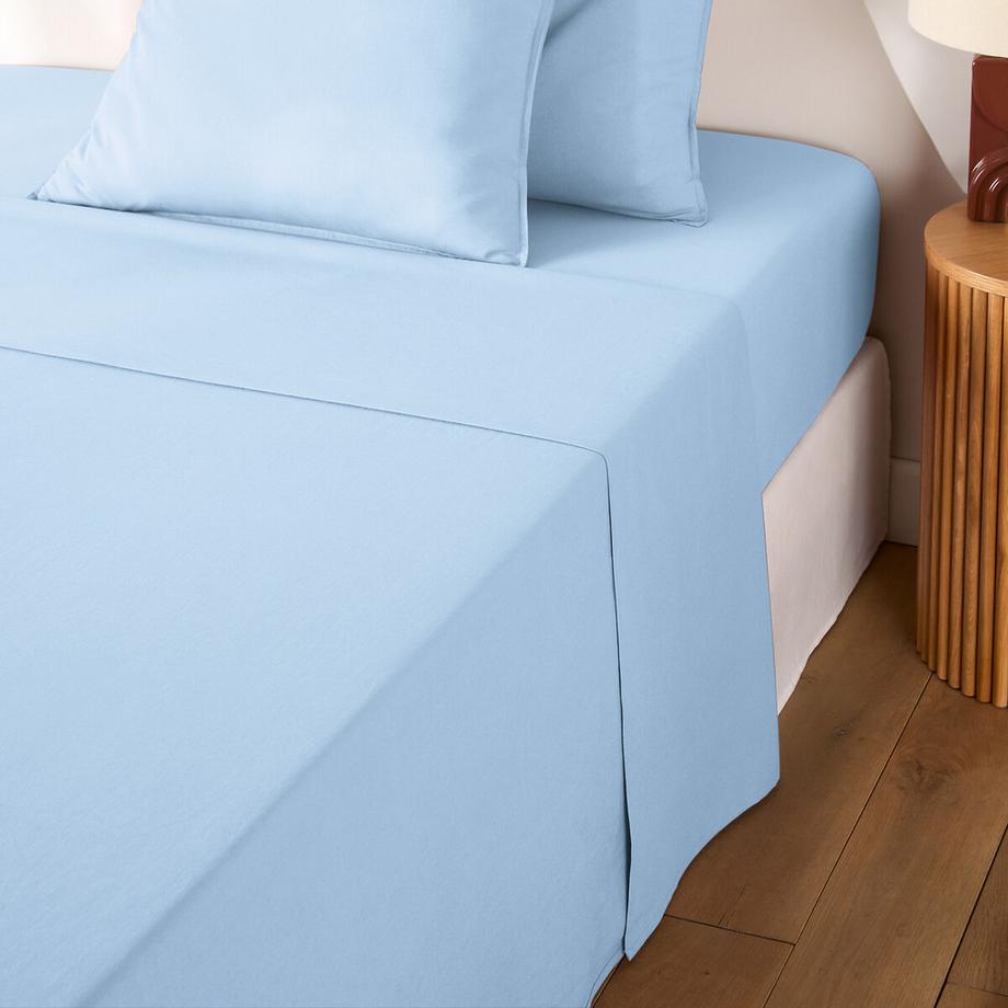 La Redoute Intérieurs Drap Plat Scenario en Coton Prélavé  