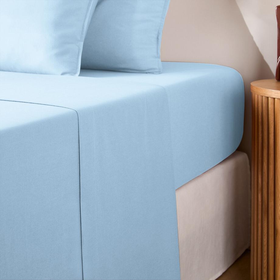 Leintuch Scenario aus vorgewaschener Baumwolle