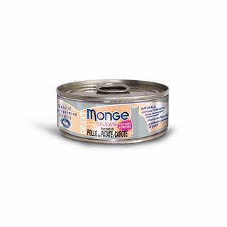 Monge  Delicate pour chat au poulet et carottes et pommes de terre - Multipack 