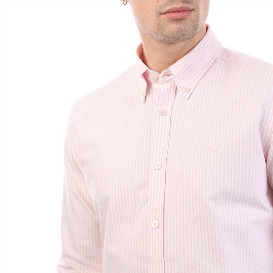 BOSS  Hroan Camicia Cotone Oxford 