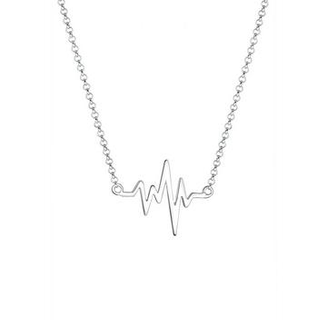Halskette Herzschlag Anhänger