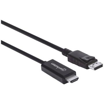 4K@60Hz DisplayPort auf HDMI-Kabel DisplayPort-Stecker auf HDMI-Stecker, 3 m