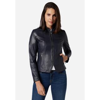 RICANO  Veste en cuir s Abigale, style classique en cuir d'agneau ultra doux 