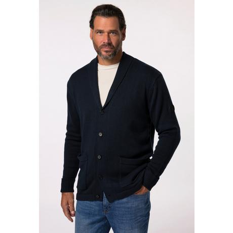 JP1880  Cardigan sostenibile con materiali riciclati, fino alla tg. 7XL 