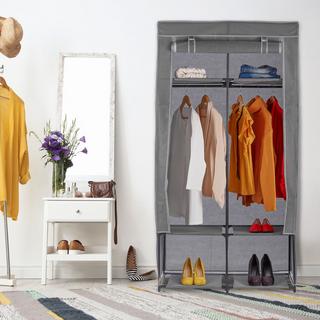 B2X Armoire en tissu à 6 compartiments  