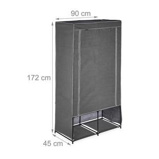 B2X Armoire en tissu à 6 compartiments  