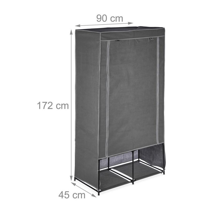 B2X Armoire en tissu à 6 compartiments  