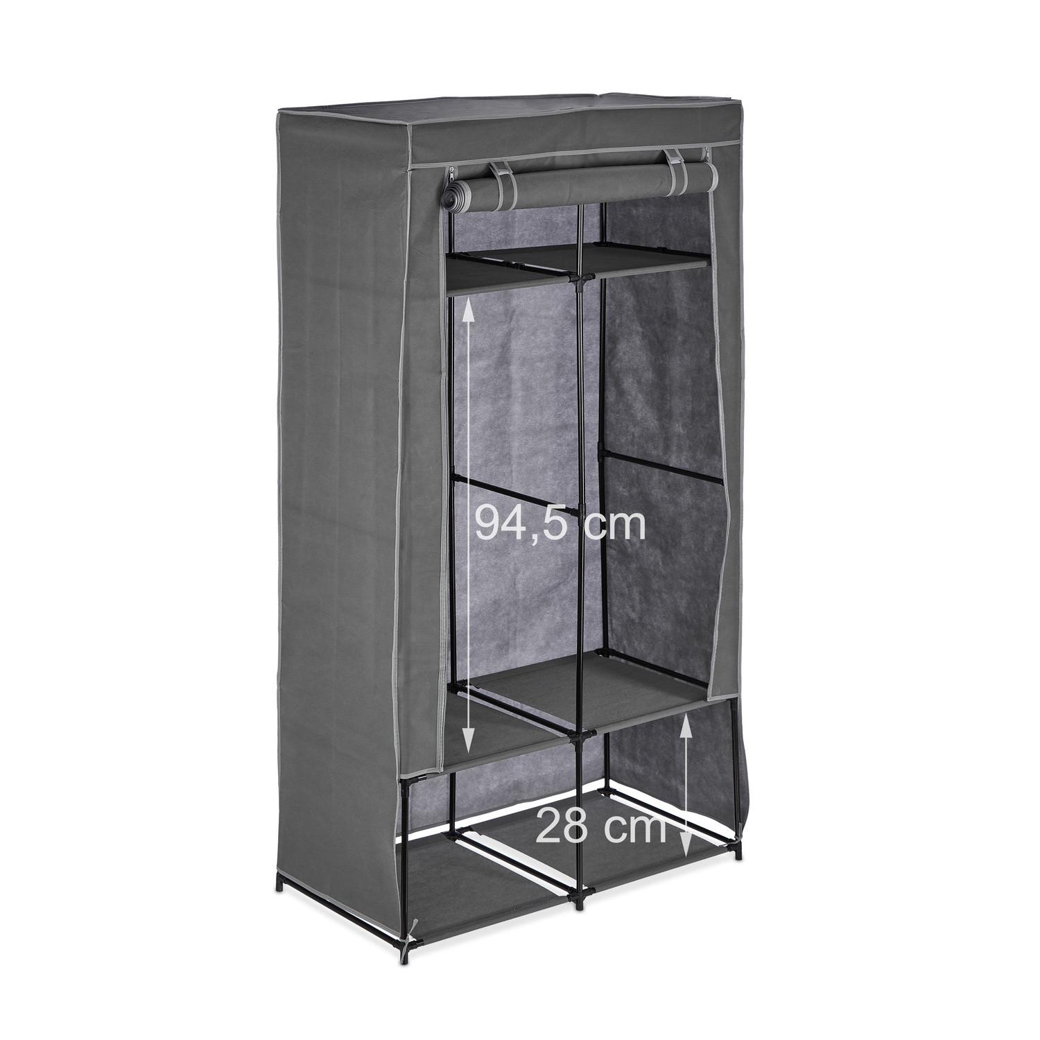 B2X Armoire en tissu à 6 compartiments  