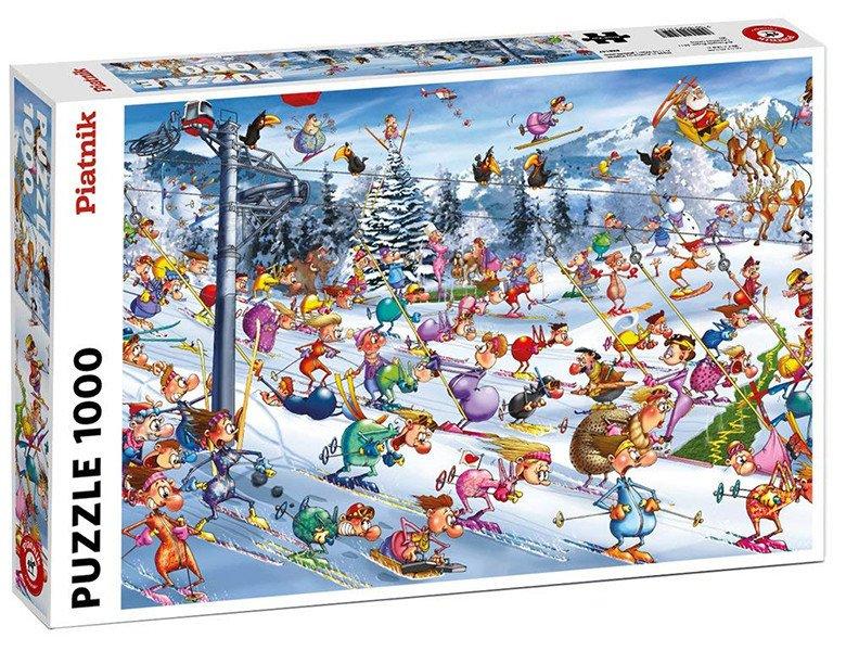 Piatnik  Puzzle Christmas Skiing (1000Teile) 