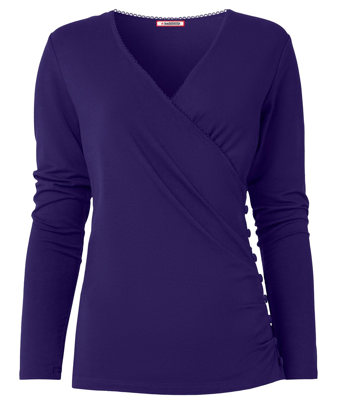 Joe Browns  Mock-Wrap-Jersey-Top 