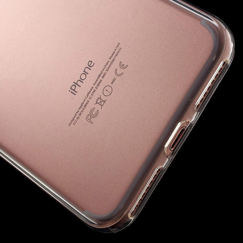 Cover-Discount  iPhone 8 Plus / 7 Plus - Gummi Silikon Hülle Transparent 