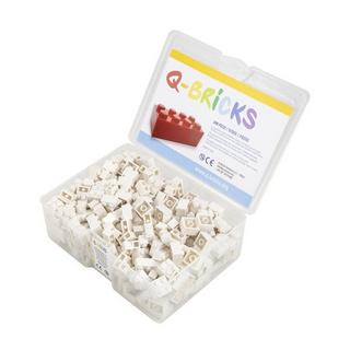 Q-BRICKS  Bausteine Unicolor Weiss 