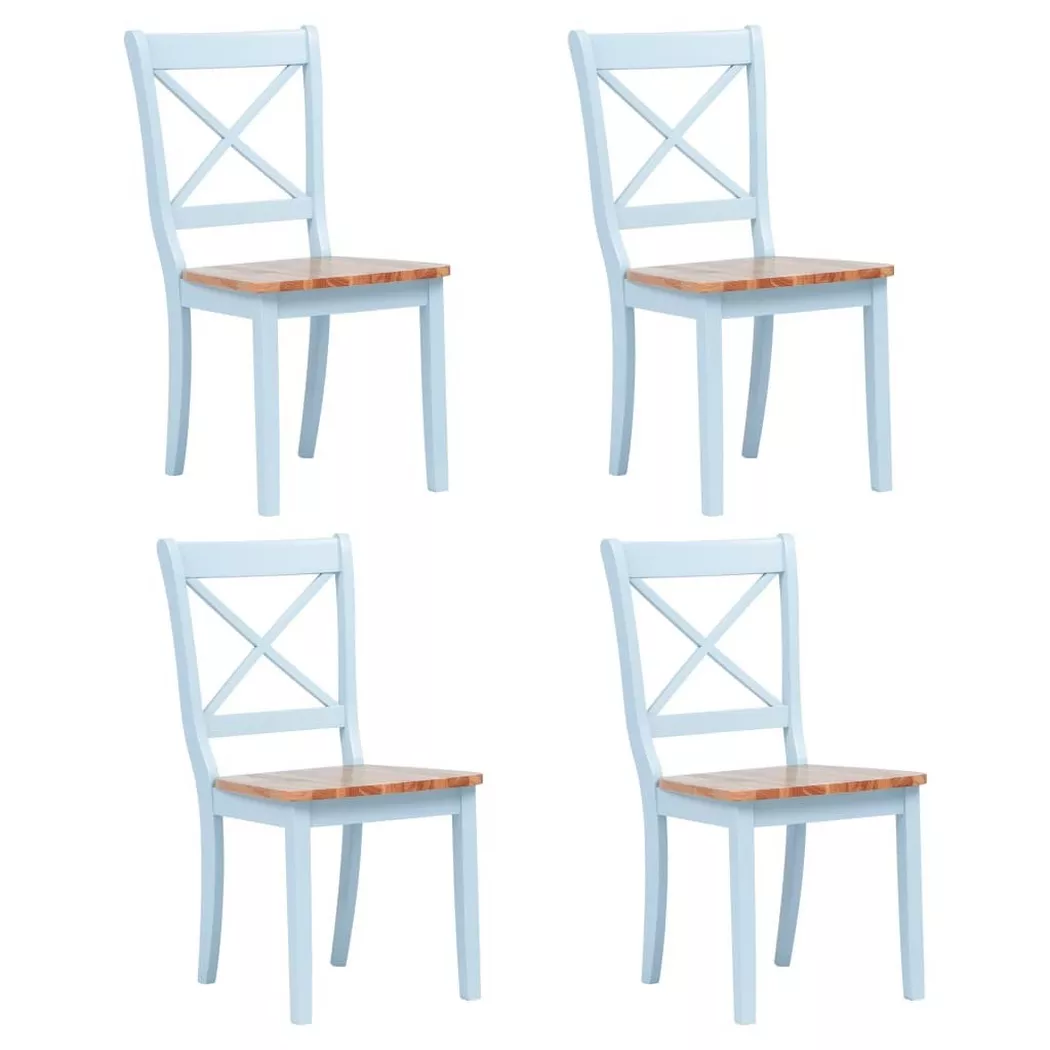VidaXL - Chaise de salle à manger bois, One Size, Gris