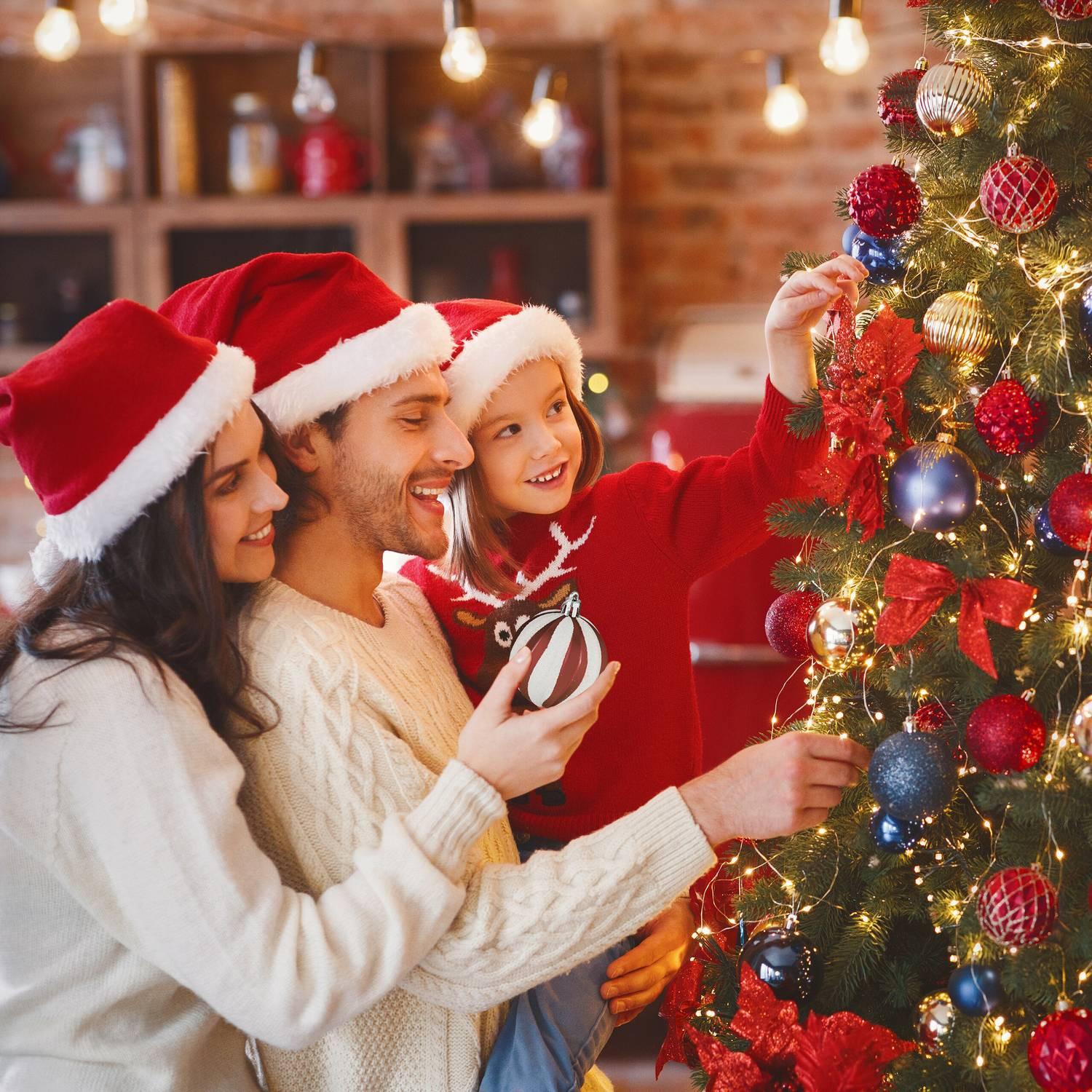 Northix Weihnachtsbaumschmuck-Set  