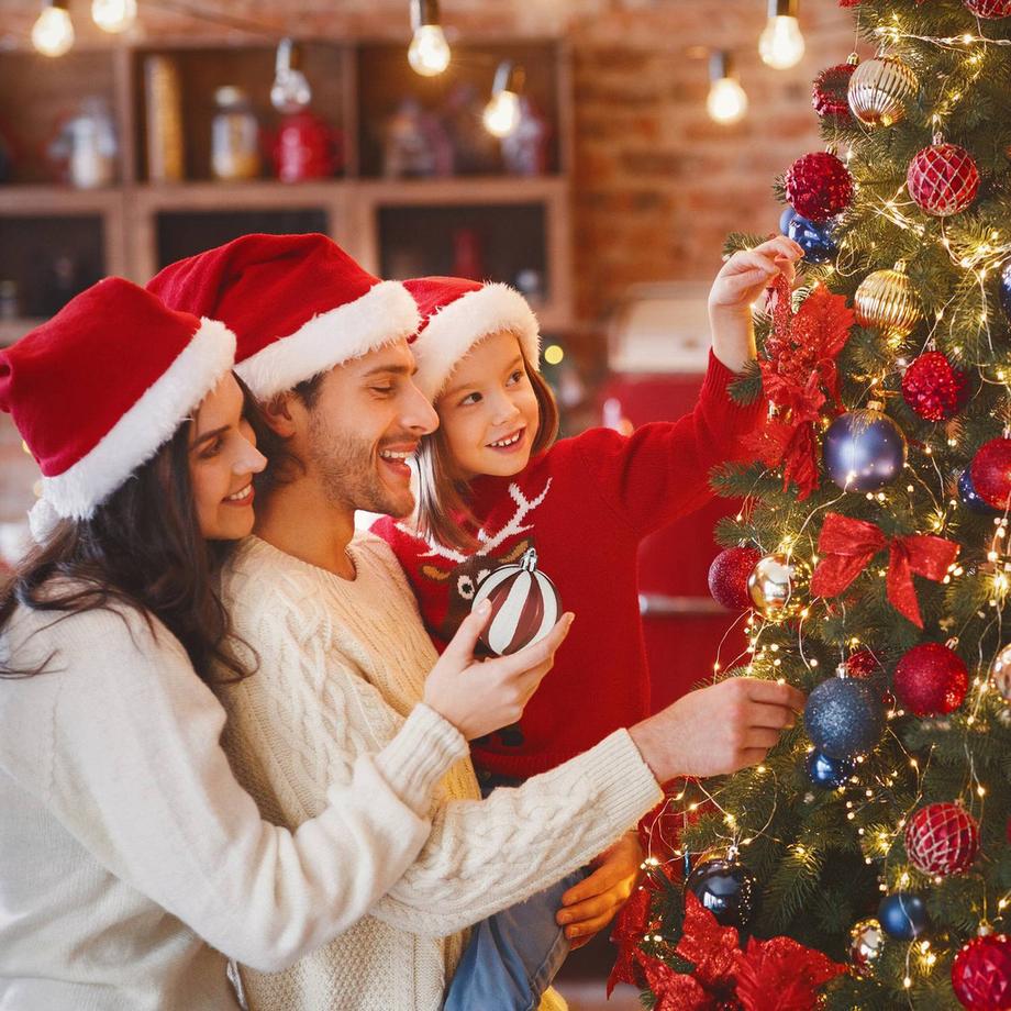 Northix Weihnachtsbaumschmuck-Set  