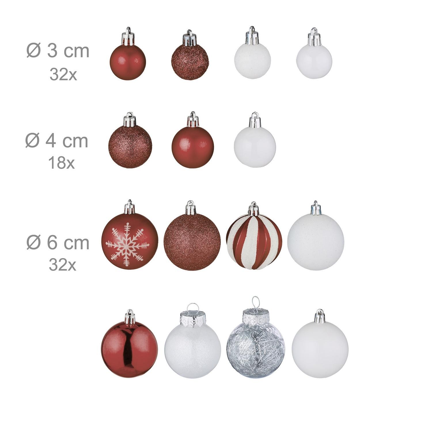 Northix Weihnachtsbaumschmuck-Set  