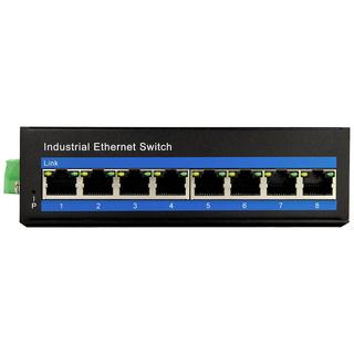 LogiLink  Industrial Ethernet Switch 8 Port 10 / 100 MBit/s PoE-Funktion 