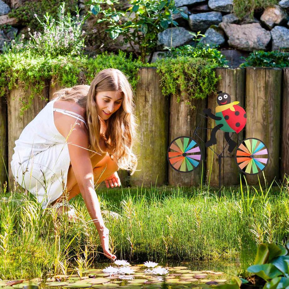 B2X  Windrad-Marienkäfer 2er-Set 