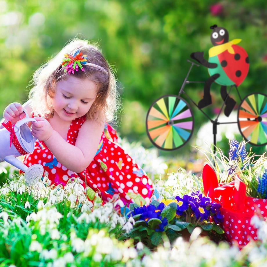 B2X  Windrad-Marienkäfer 2er-Set 