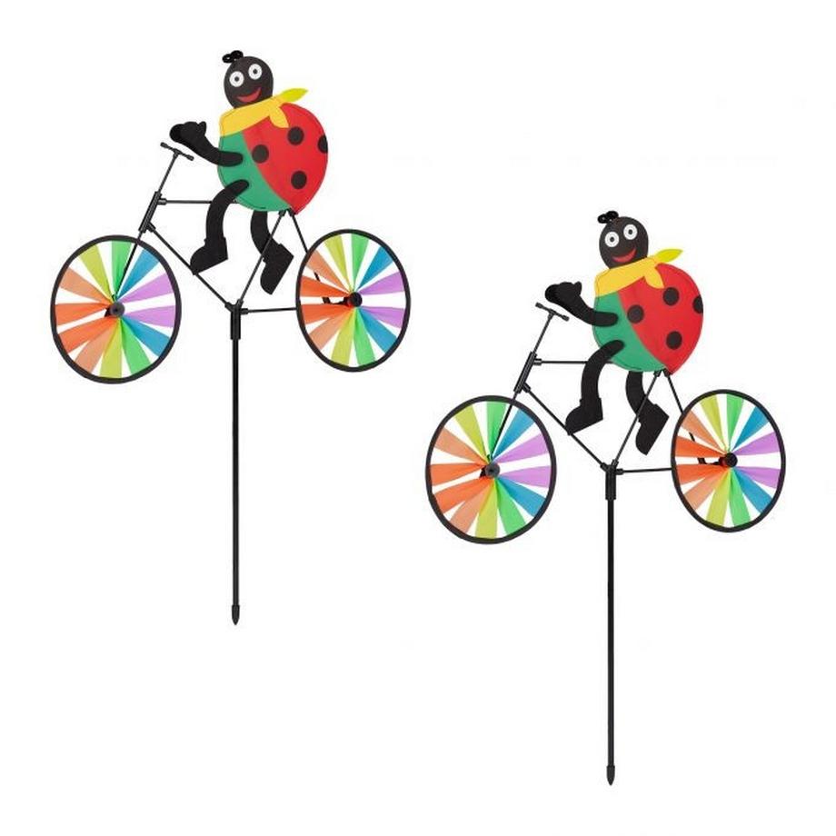 B2X  Windrad-Marienkäfer 2er-Set 