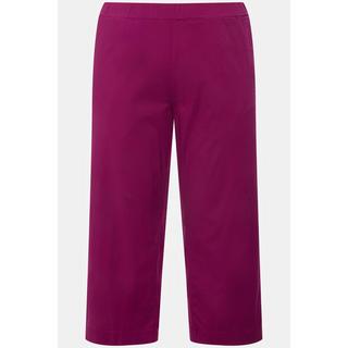 Ulla Popken  Pantalon 7/8 Ruby avec genoux préformés, jambes droites et taille élastique 