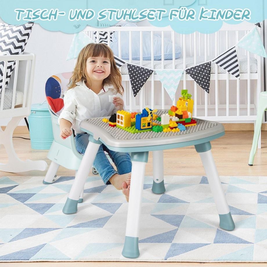 Northix  Chaise haute convertible 6 en 1 pour bébé 