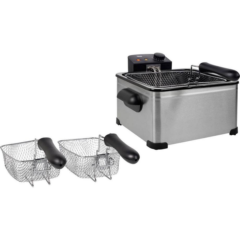 Tristar Friteuse - 1 grosser und 2 kleine Körbe - 5 L Volumen  