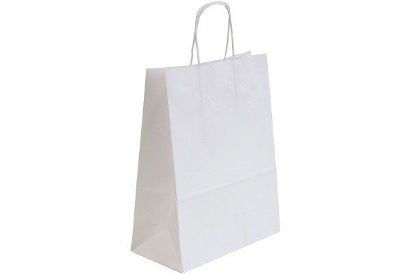 NEUTRAL  NEUTRAL Tragtaschen Allegra weiss SDS22-BIA Kraft,110g, 22x10x27cm 25 Stk. 