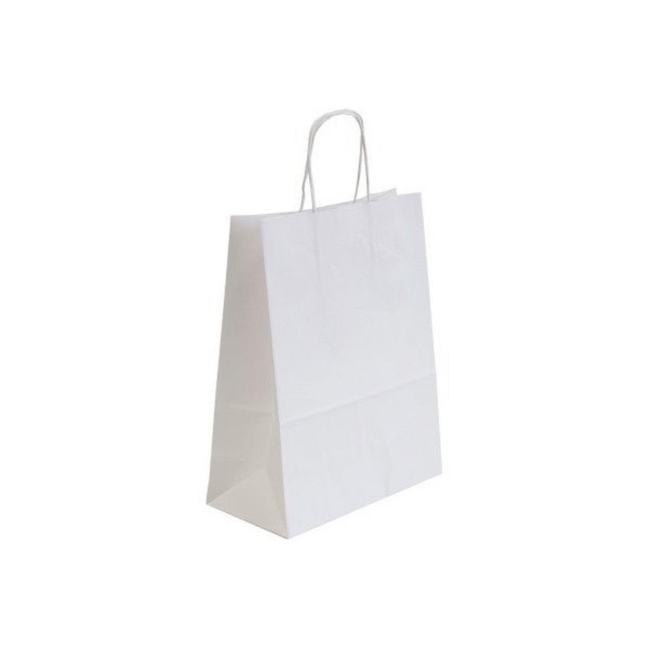 NEUTRAL  NEUTRAL Tragtaschen Allegra weiss SDS22-BIA Kraft,110g, 22x10x27cm 25 Stk. 