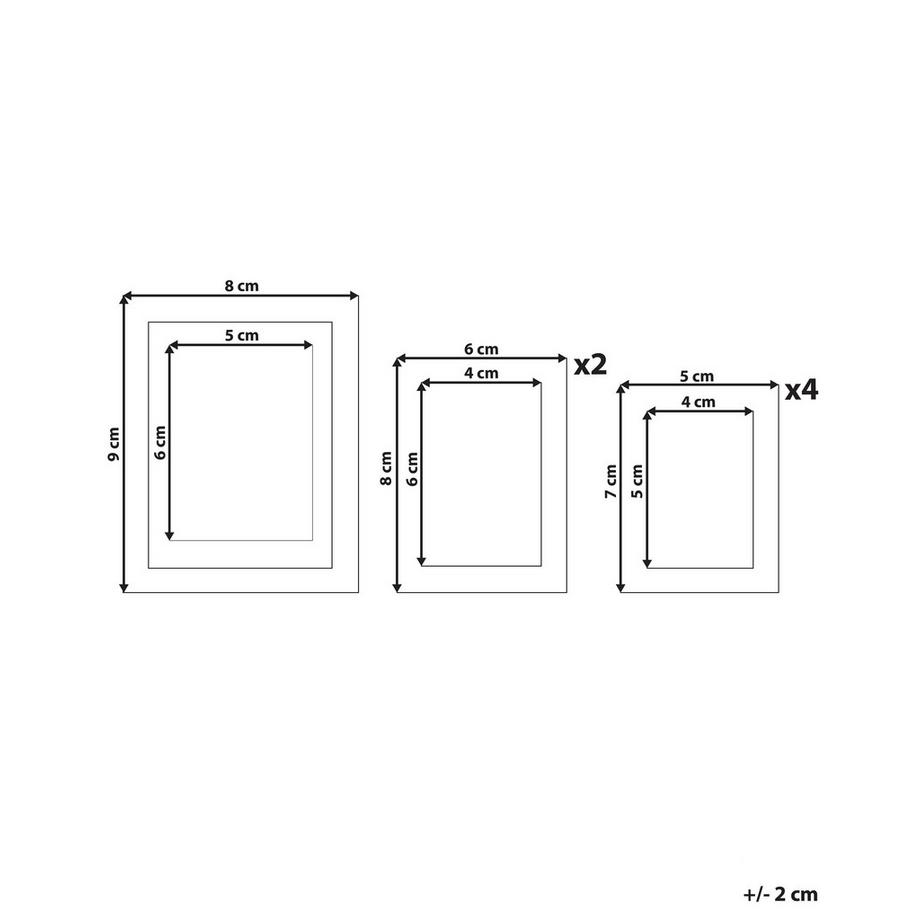 Beliani Cadre photo en MDF Glamour DENKORO  