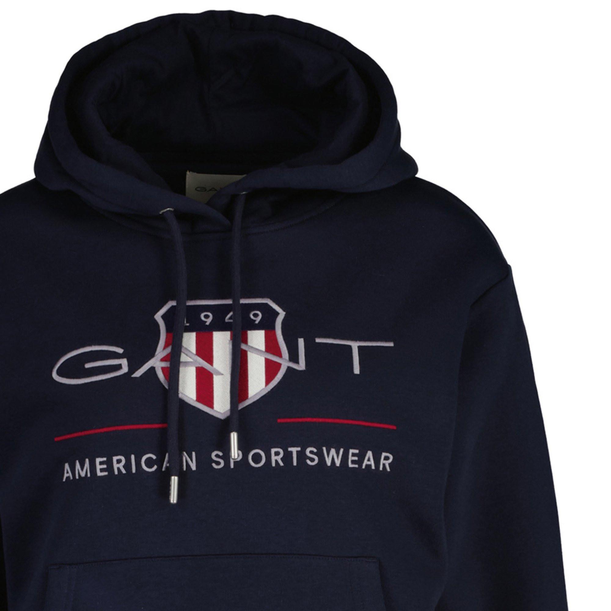 GANT  Felpa -Archive Shield Hoodie 