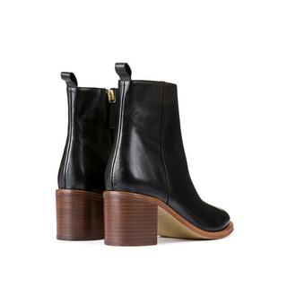 La Redoute Collections  Glattleder-Boots mit Absatz 