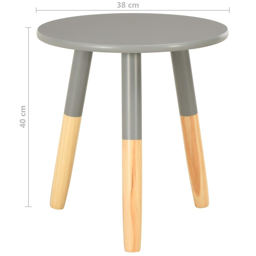 VidaXL Table d'appoint pine wood  