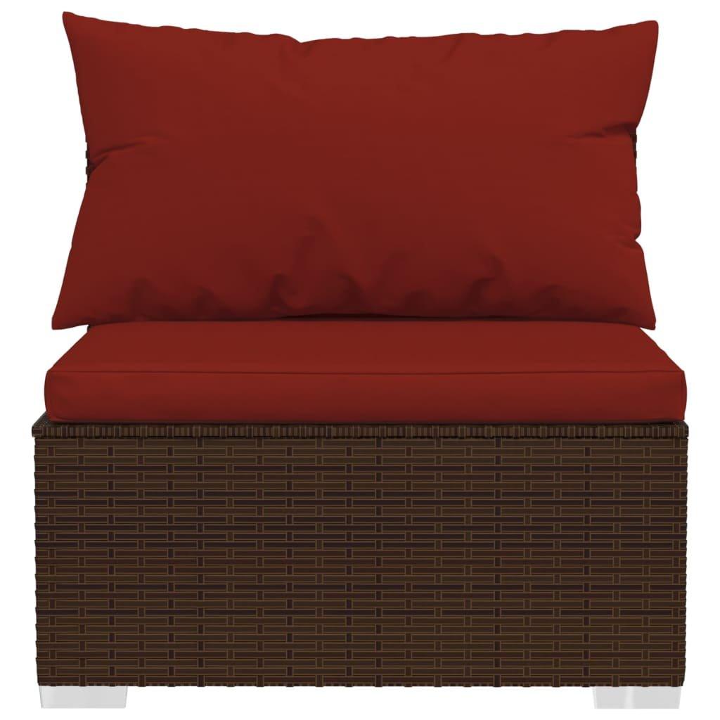 VidaXL Garten-lounge-set poly-rattan  