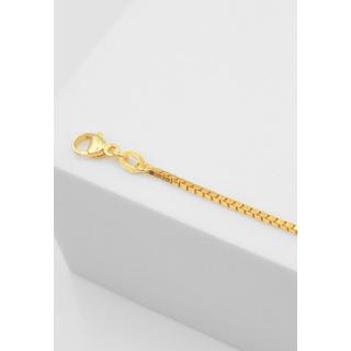 MUAU Schmuck  ID-Bracelet Venezianer Gelbgold 750, 1.4mm, 14cm 