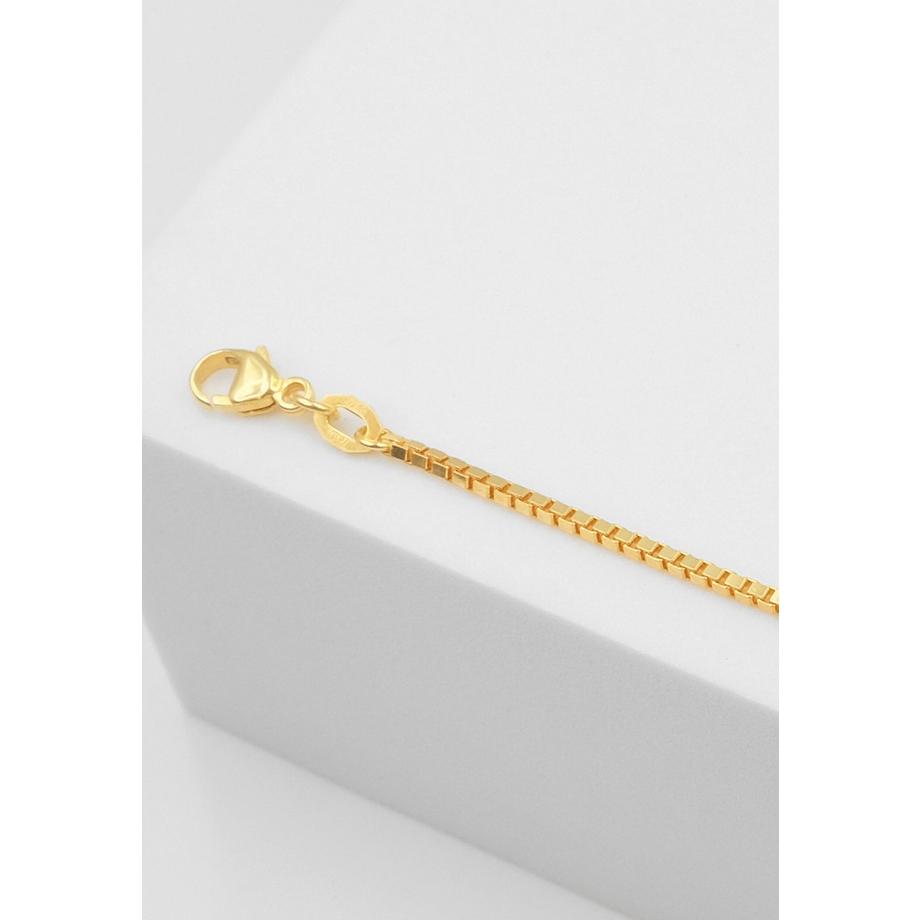 MUAU Schmuck  ID-Bracelet Venezianer Gelbgold 750, 1.4mm, 14cm 