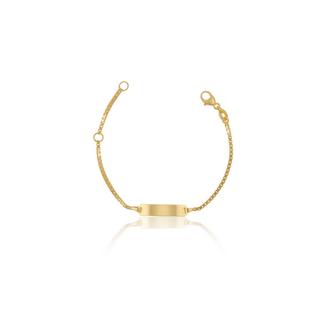 MUAU Schmuck  ID-Bracelet Venezianer Gelbgold 750, 1.4mm, 14cm 