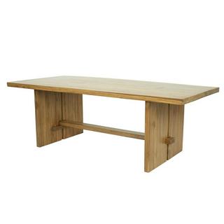 Vente-unique Tavolo da pranzo da 8 coperti in Teak Naturale - LENIDA  