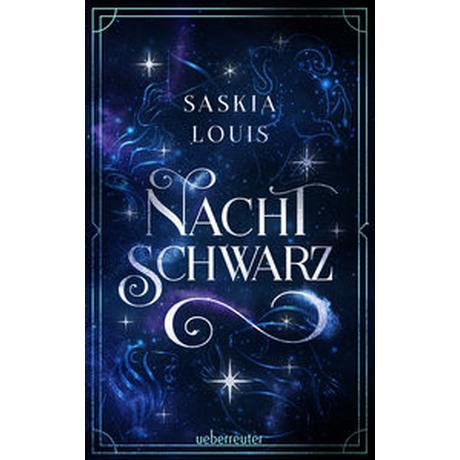 Nachtschwarz (Nachtschwarz-Sternenhell, Bd. 1) Aufregende Urban-Fantasy-Dilogie über die Magie der Sterne und eine große Liebe - Buchumschlag mit Perlmuttglanzeffekt + Character Card in der 1. Auflage! Louis, Saskia Couverture rigide 