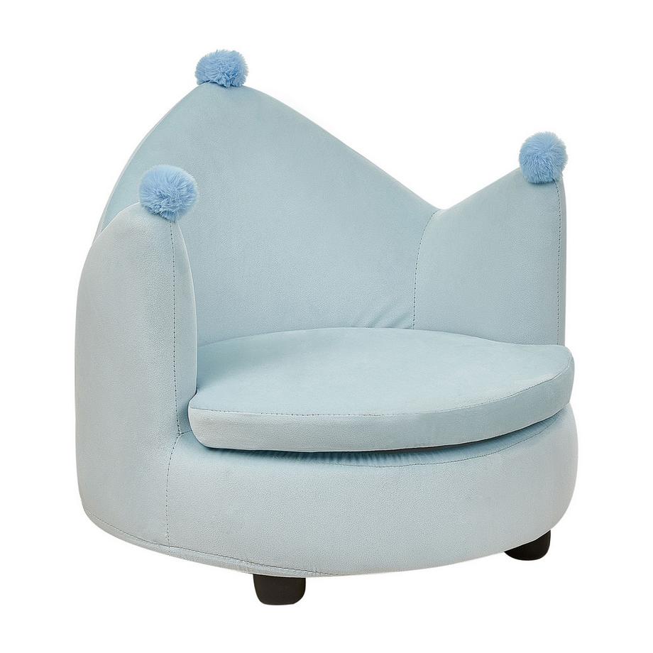 Beliani Chaise pour enfant en Velours Moderne VEGA  