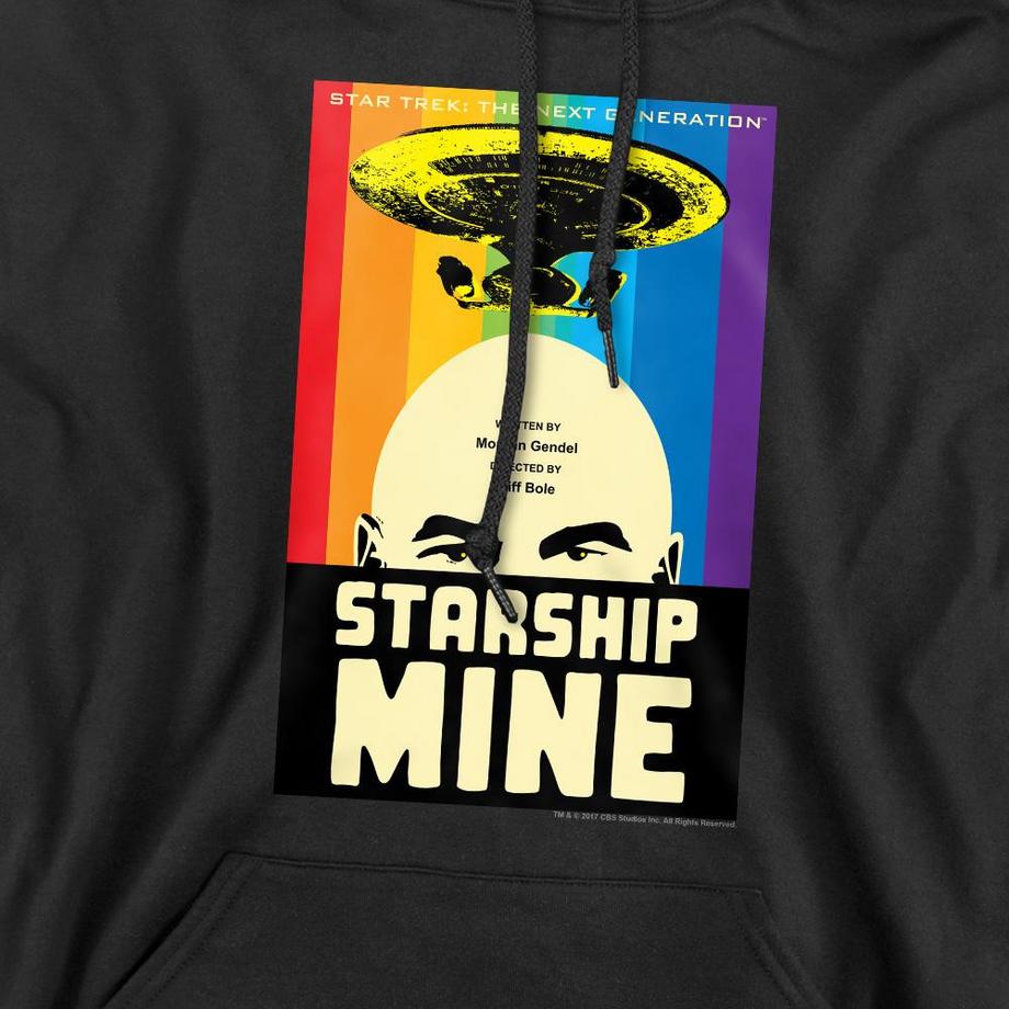 Star Trek The Next Generation Season 6 Episode 18 Felpa con cappuccio  