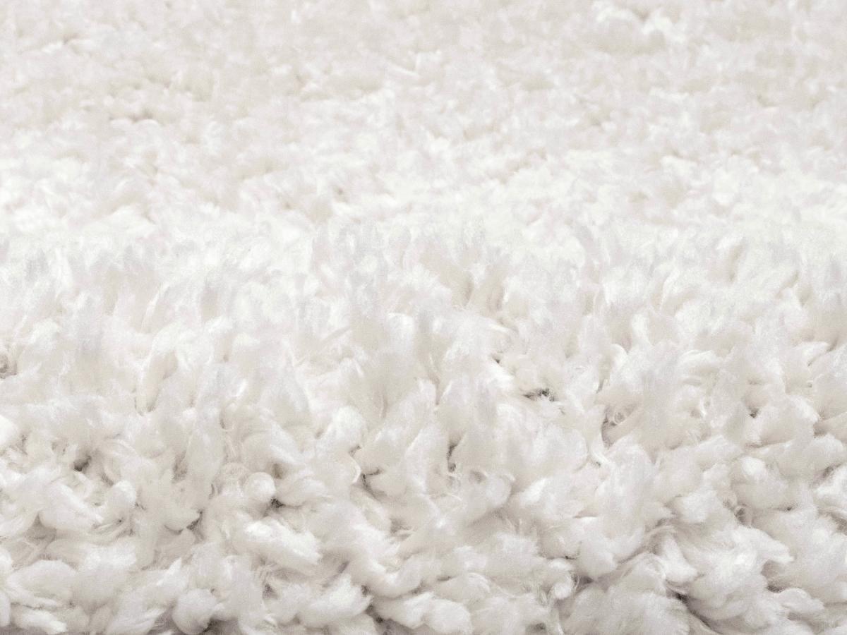 Vente-unique  Tappeto Shaggy a pelo lungo 200 x 300 cm Bianco - MILINIO 