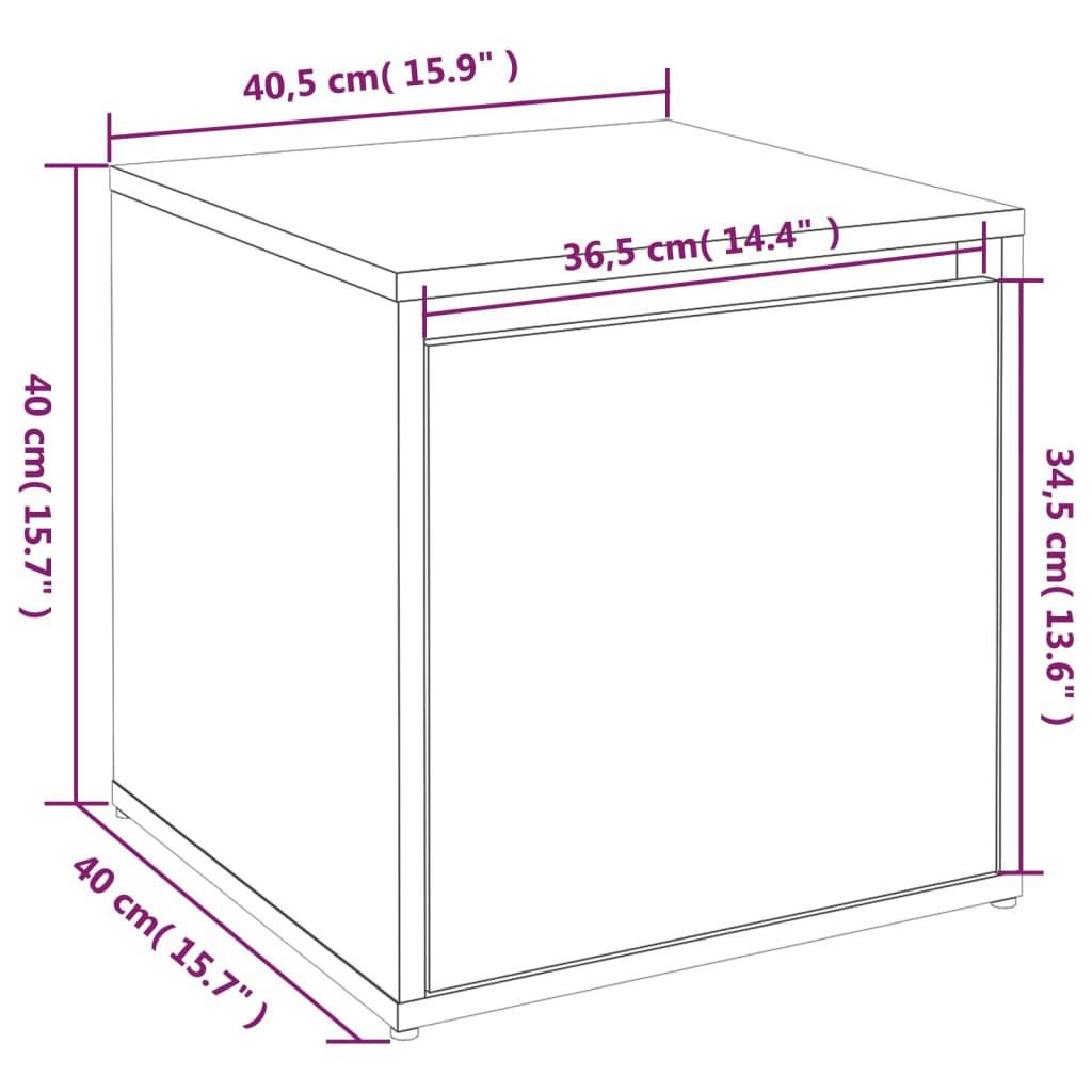 VidaXL Schubladenbox holzwerkstoff  